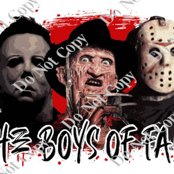 The Boys Of Fall Halloween PNG Download digitale