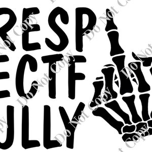 Respektvoll PNG Zitat Digitaler Download