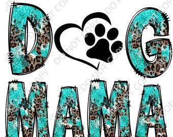 Dog Mom PNG Digital Download