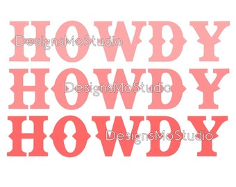 HOWDY PRINT