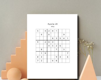 kids easy sudoku etsy