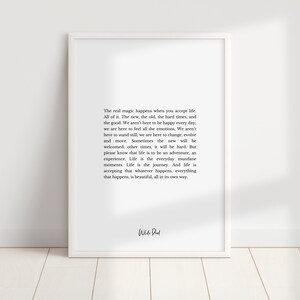 Life is Beautiful | Inspirational Digital Printable Quote | Motivational Wall Art for Your Home