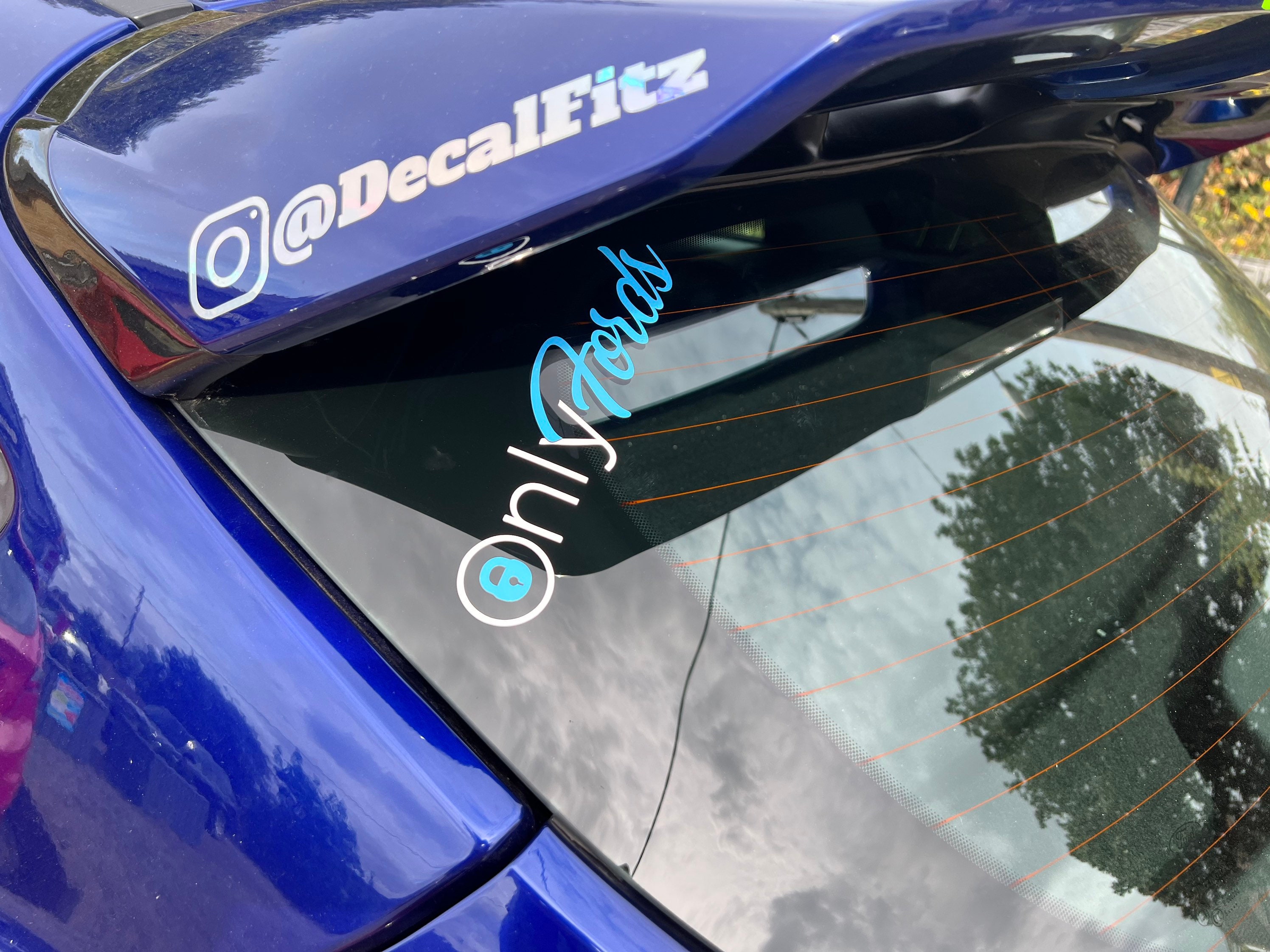 Only Fords Window Decal - Etsy