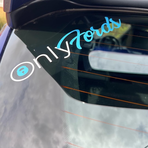 Only Fords Window Decal - Etsy