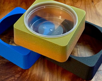 Customizable 8oz Reptile Deli Cup Water Bowl Holder | 3D Printed | Non-Toxic PLA | Multiple Colors
