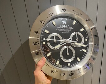 Rolex wall clock | Etsy Nederland