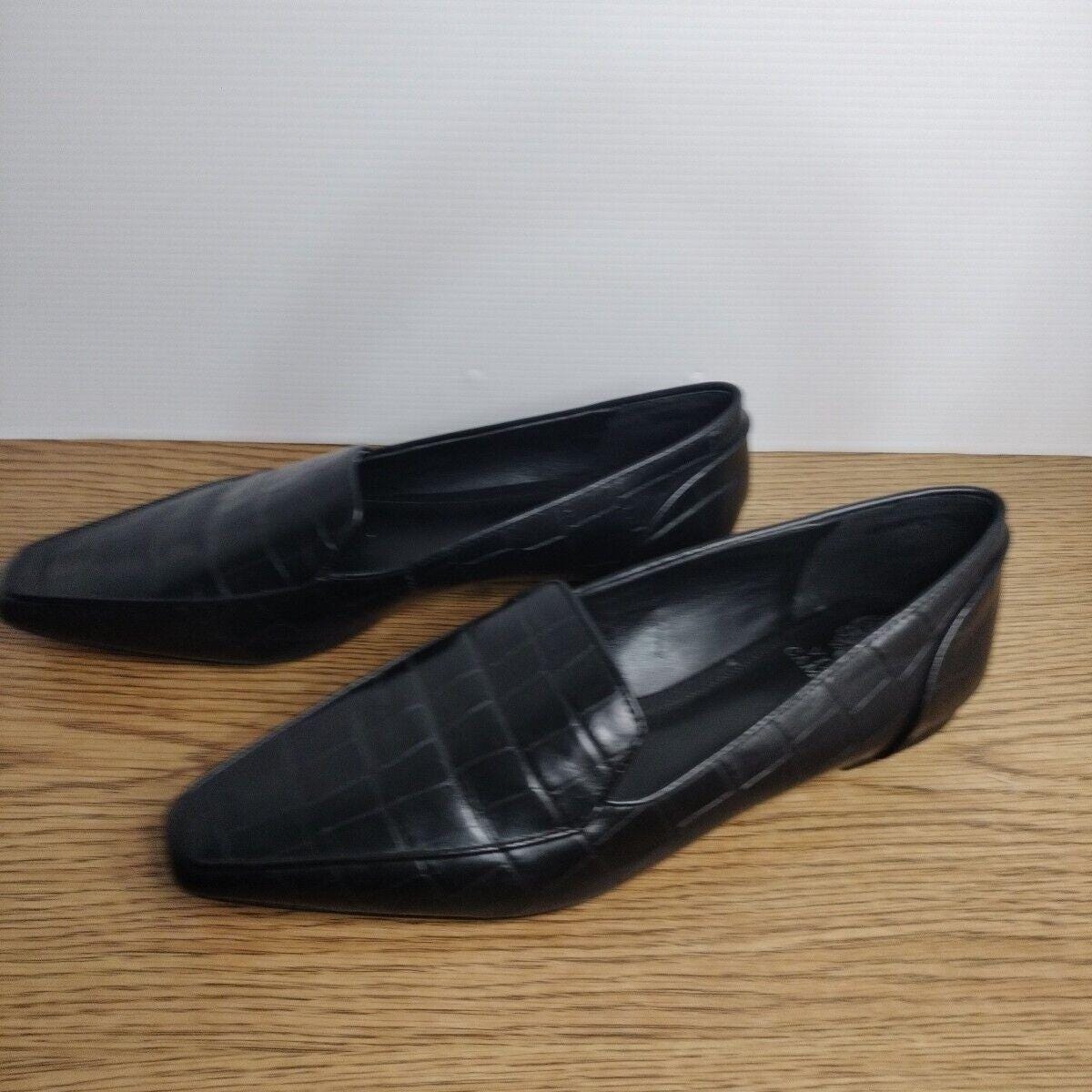 Vince Camuto Kaneysa Black Textured Slip-On Loafers Size 8 BLO9155G Amazon.com | Vince Camuto Women main image 4