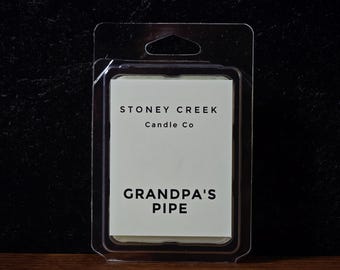 Grandpa’s Pipe Wax Melts | Pipe Tobacco Scent | Warm Smoky Fragrance | Gift for Him | Strong Wax Melts