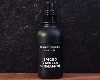 Spiced Vanilla Cinnamon Room Spray | Cinnamon Vanilla Scent | Warm Spice Fragrance | Strong Room Spray