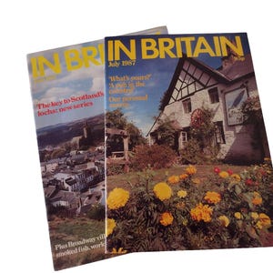 In Britain Magazine June and July 1987 Illustrated, Travel the UK