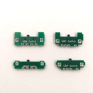 Replacement Power Switch for Gameboy Pocket, Gameboy Advance, and Gameboy Advance SP.