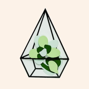 Design SVG de carte succulente moderne