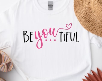 Inspirerend dames-T-shirt, cadeaus voor haar, kleding mooie vrouw, zelfliefdeshirt, shirt vrouwenempowerment