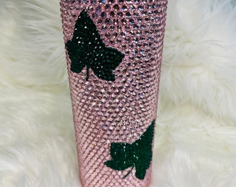 AKA Ivy Leaf Bling Tumber Pink & Green