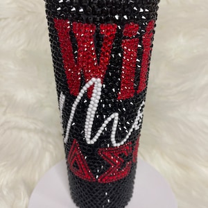 Delta Sigma Theta Wife Mom Bling Tumbler 20oz