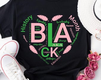 Black History-shirt, ook wel geïnspireerd op de geschiedenis