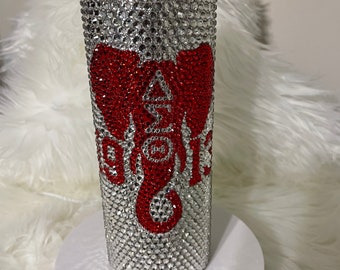 Delta Elephant Bling Rhinestone Tumbler 20oz