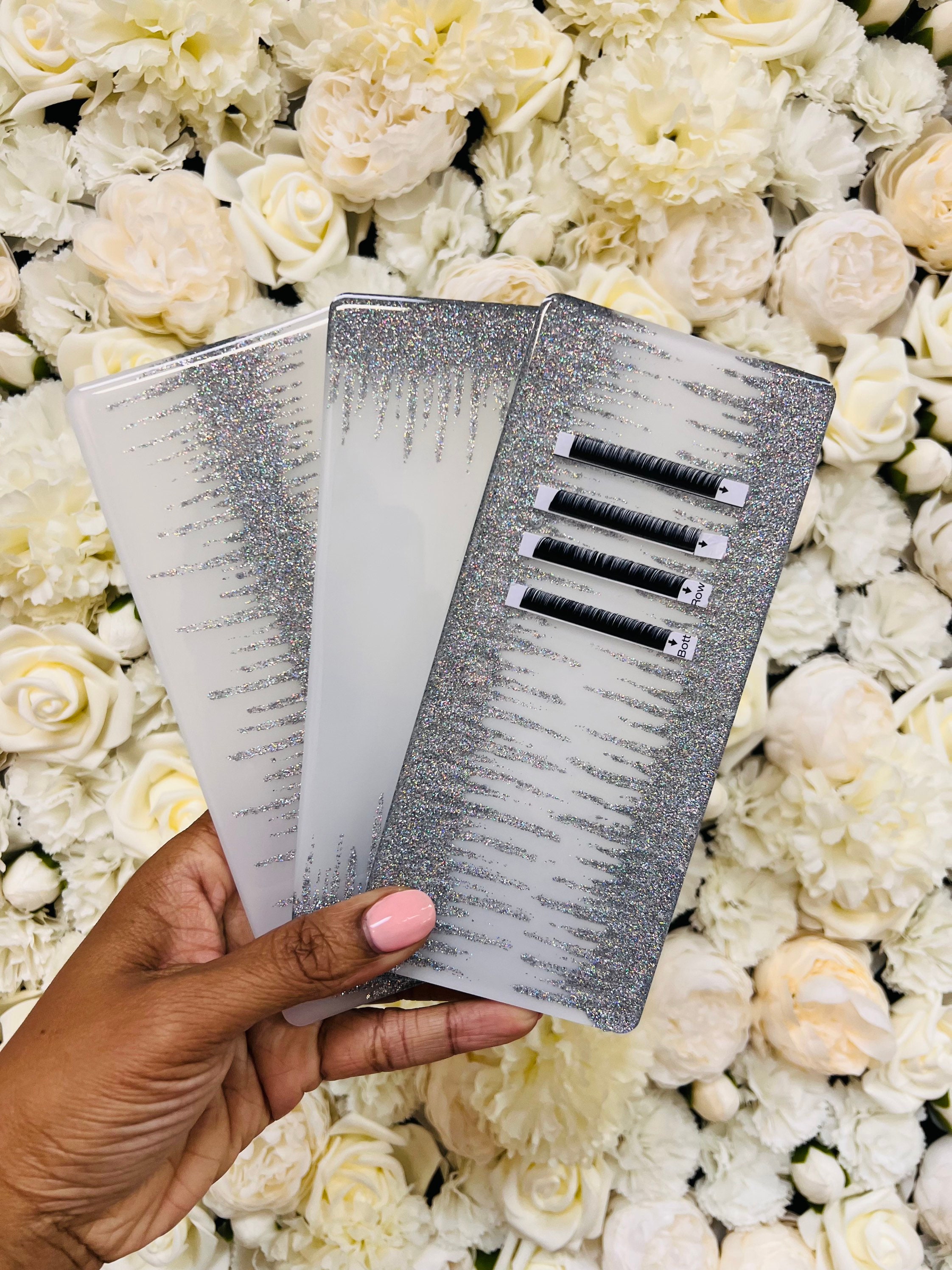 Glitter Lash Extension Tiles Etsy