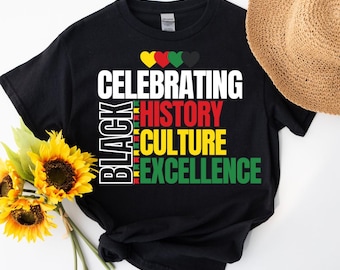 Inspirerend citaat T-shirt, Black History Month, Afro-Amerikaanse kunst, Afro-Amerikaanse T-shirts, Black Lives Matter-shirt