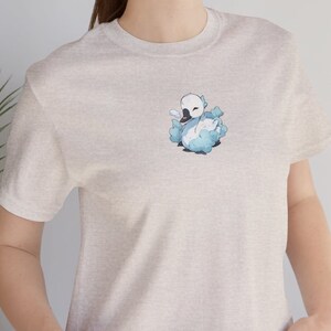 Swan Shirt, Cute Swan Lover Art Tee, Bird Watcher, Comfort Colors Graphic Tees, Gifts For Girlfriend, Boyfriend and Roommates