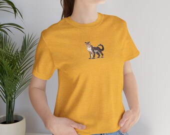 Snow Leopard Art Tee - Comfort Colors Graphic Shirt