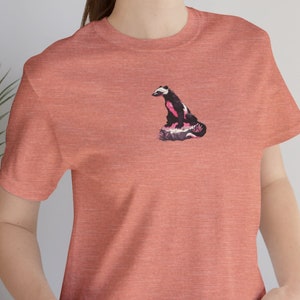 Honey Badger Shirt, Cute Honey Badger Lover Art Tee, Comfort Colors Graphic Tees, Gifts For Girlfriend, Boyfriend and Roommates
