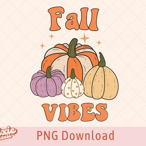 Retro Fall Sublimation Designs Downloads, Pumpkin PNG, Thanksgiving Shirt Designs