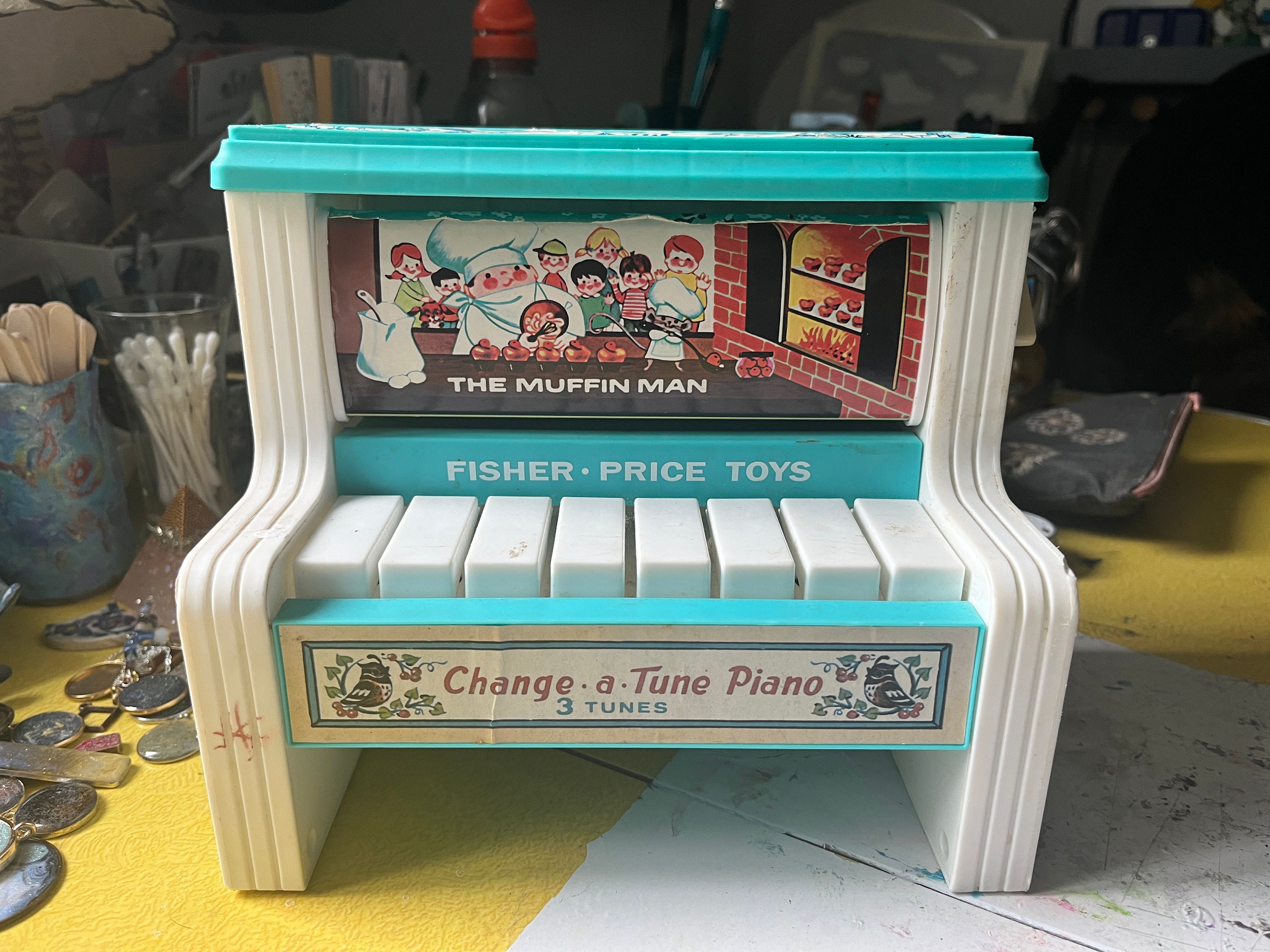 ヴィンテージ 60's USAフィッシャープライス ピアノ 玩具 ヴィンテージ 60's USAフィッシャープライス ピアノ 玩具 ヴィンテージ