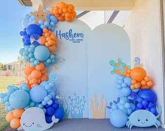 Under the Sea Balloon Garland - Ocean Party Decor, Mermaid Theme, Birthday Decorations, Nautical Theme First Birthday Baby Shower