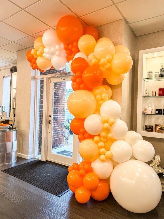 First Birthday Balloon Kit - Sweet To Be One Orange Theme Party Decor