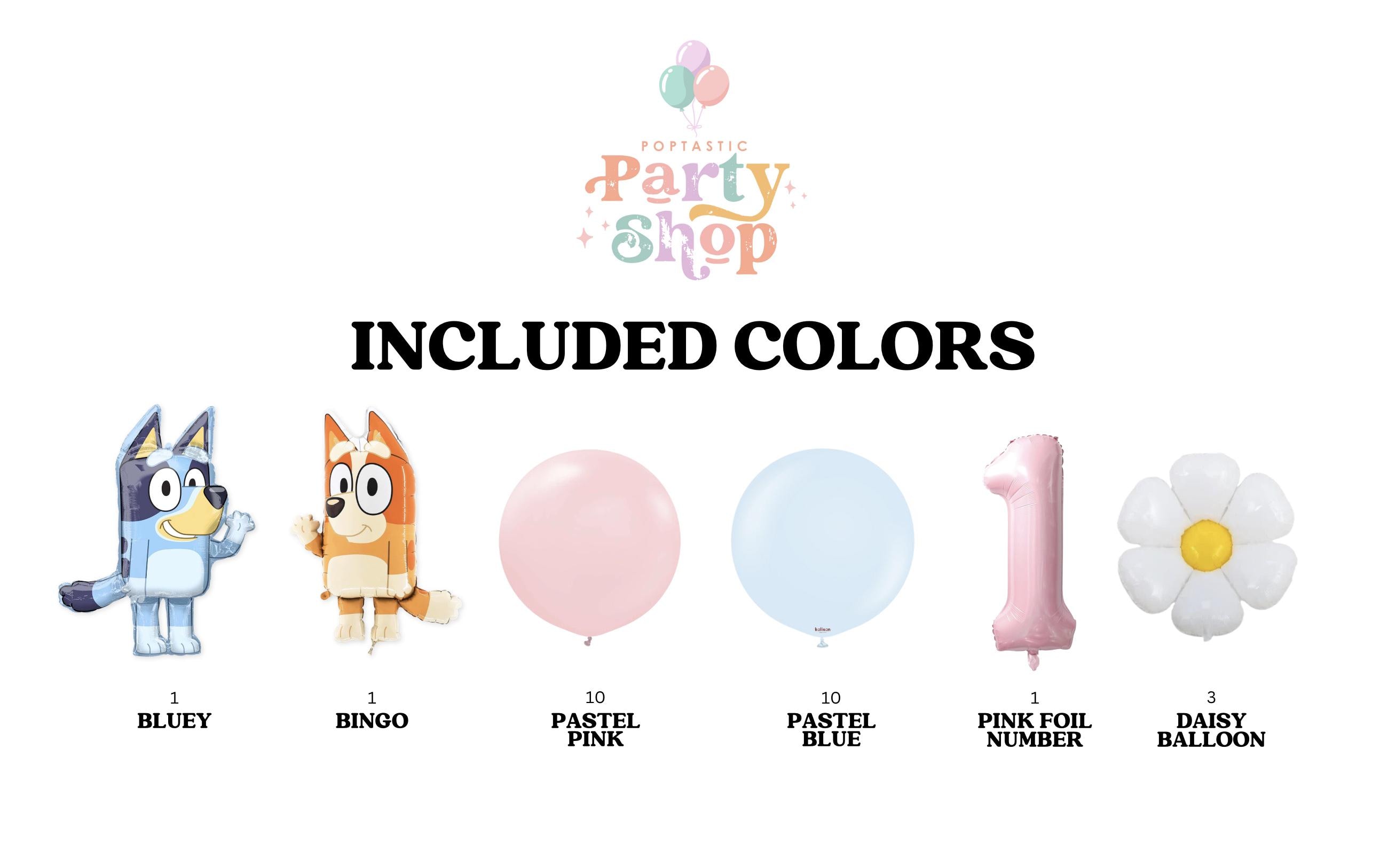 Bluey Balloon Kit Tower Licensed