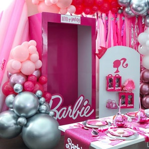 Kit Globos Cumpleaños Barbie Decoración Muñeca