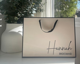 Personalised Gift Bag | Luxury Gift Bag | Bridesmaid | Wedding | Birthday | Proposal Engagement | Bridesmaid Proposal | Best Man | Groom