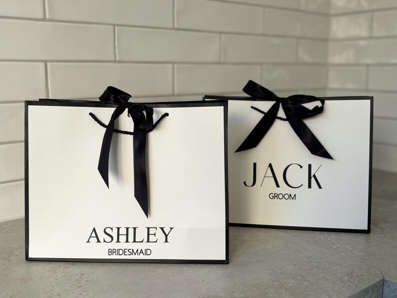 Large Personalised Gift Bag Luxury Gift Bag Bridesmaid Wedding Birthday