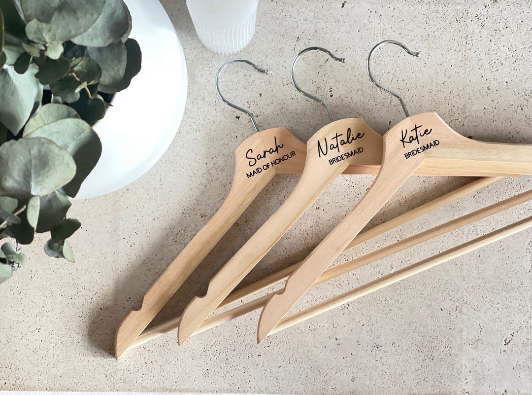 Personalised Wedding Coat Hangers Bridal Dress Hanger Etsy Australia