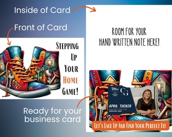 Pack of  Greeting Cards w/ Business Card Holder • Mailed Directly to You with free Shipping • Ideal for Realtor/Lenders
