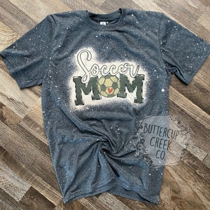 Soccer mom bleached shirt