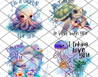 Under the Sea valentine bundle - valentine images