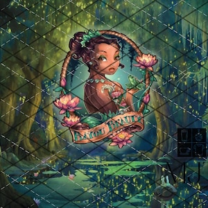 Tattoo&#39;d NOLA Princess  -  tumbler wrap JPG