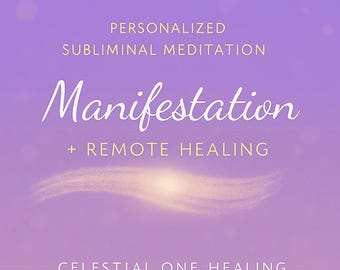 Personalized Subliminal Meditation & Remote Healing for Manifestation | Alignment, Intention, Inner Expansion