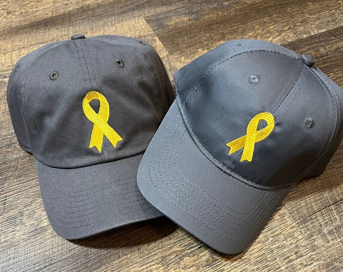 Customizable Cancer Awareness Ribbon Hat