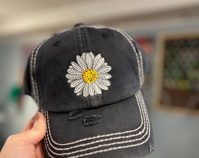 Daisy Vintage Style Hat Daisy Flower Gift