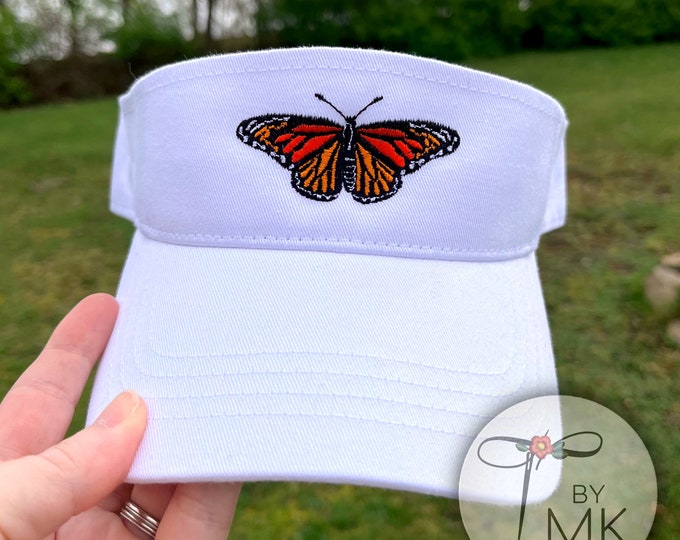 Monarch Butterfly Visor Monarch Visor Butterfly Gift