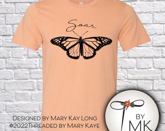 Monarch Butterfly T-Shirt  |  Butterfly Lover Gift  |  Soar T-shirt
