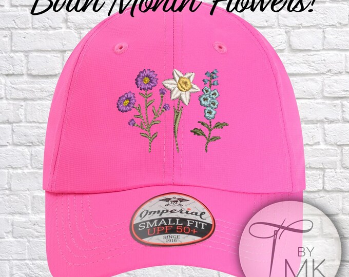 Birth Month Flowers Ladies' Fit Hat