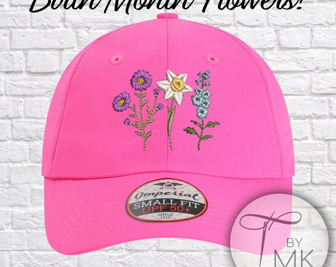Birth Month Flowers Ladies' Fit Hat