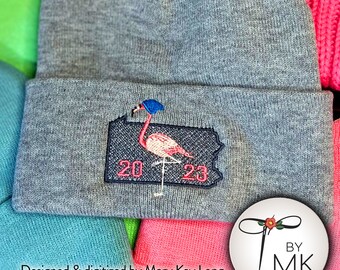 Flamingo Beanie |  Bird Hat  |  |  Flamingo Bird Gift