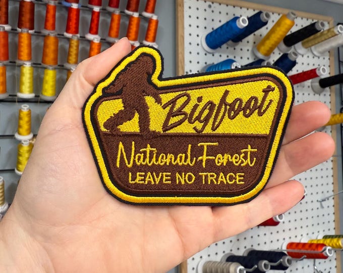 Bigfoot Patch Sasquatch Patch
