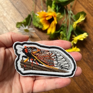 Cicada Patch Hand-made Insect Gift