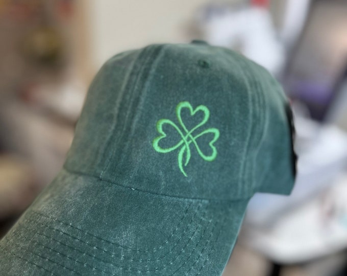 Shamrock Hat St. Patrick's Day Dad Hat Shamrock Gift